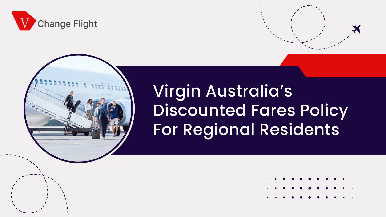Virgin Australia's discounted resident fares for regional travelers, shown with passengers boarding a plane